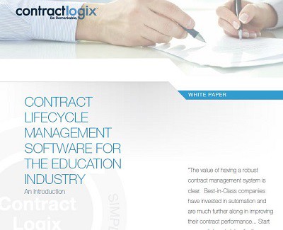 Contract Lifecycle Management for Education