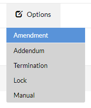 Contract-options-menu