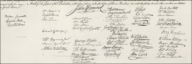 Signers of the Declaration of Independence