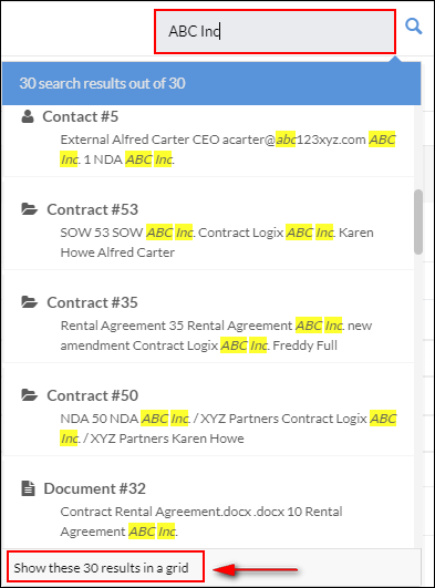 search contracts