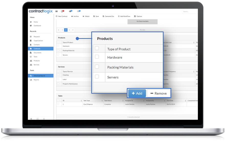 contract lifecycle management data