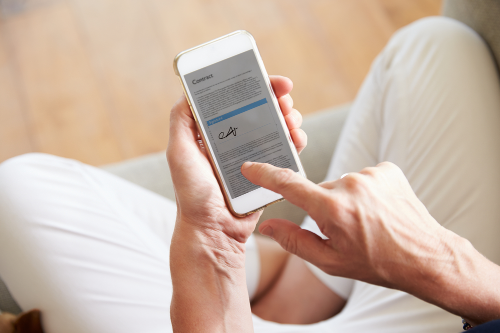 Electronic-signature-process