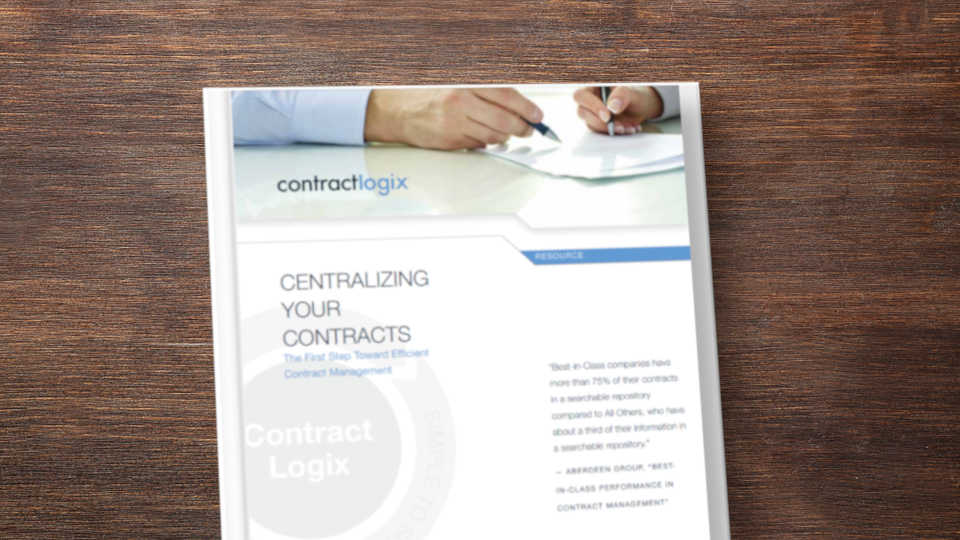 Centralizing Your Contracts - The First Step Toward Efficient Contract Management