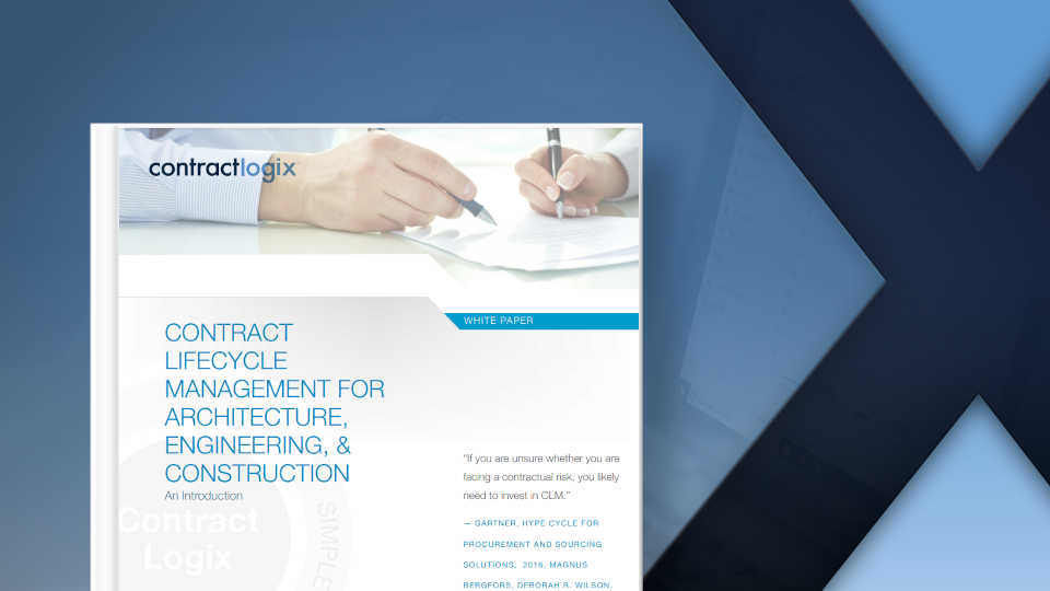 CONTRACT LIFECYCLE MANAGEMENT FOR THE AEC INDUSTRY WP