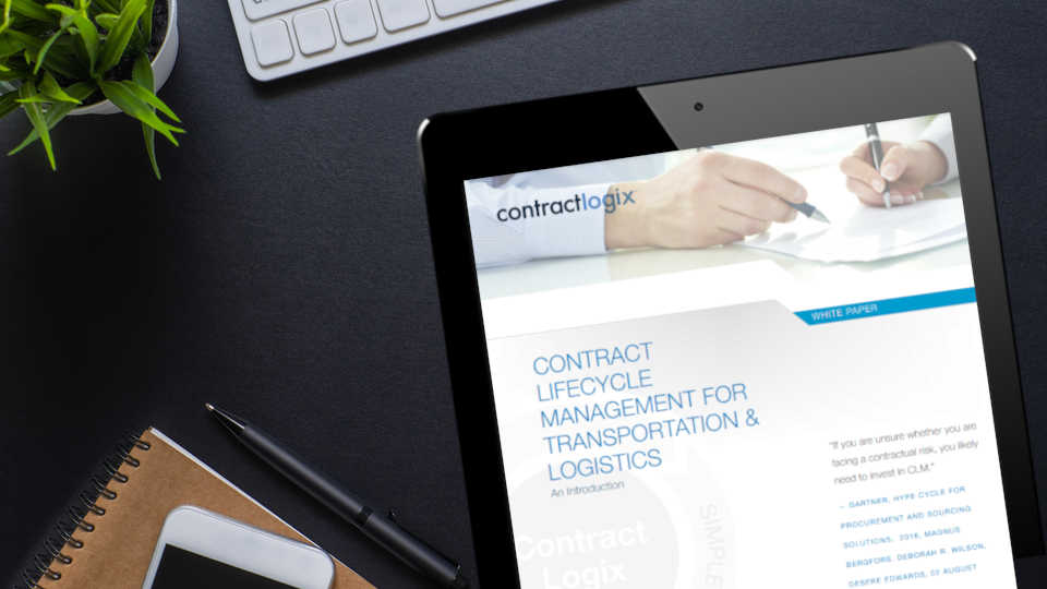 CONTRACT MANAGEMENT FOR TRANSPORTATION & LOGISTICS