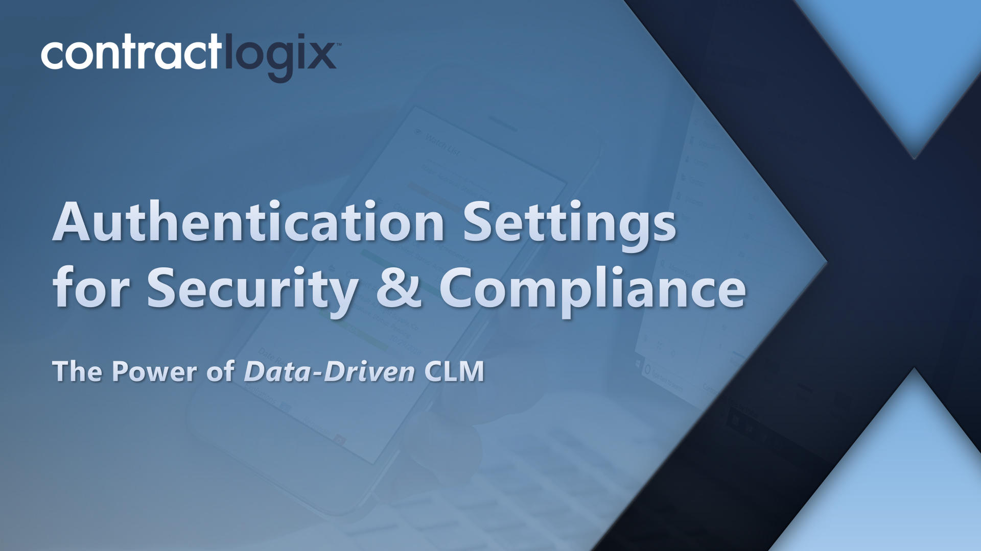Customer authentication settings
