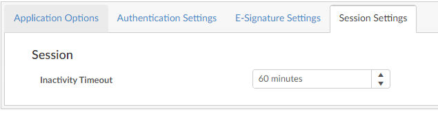 Session Settings
