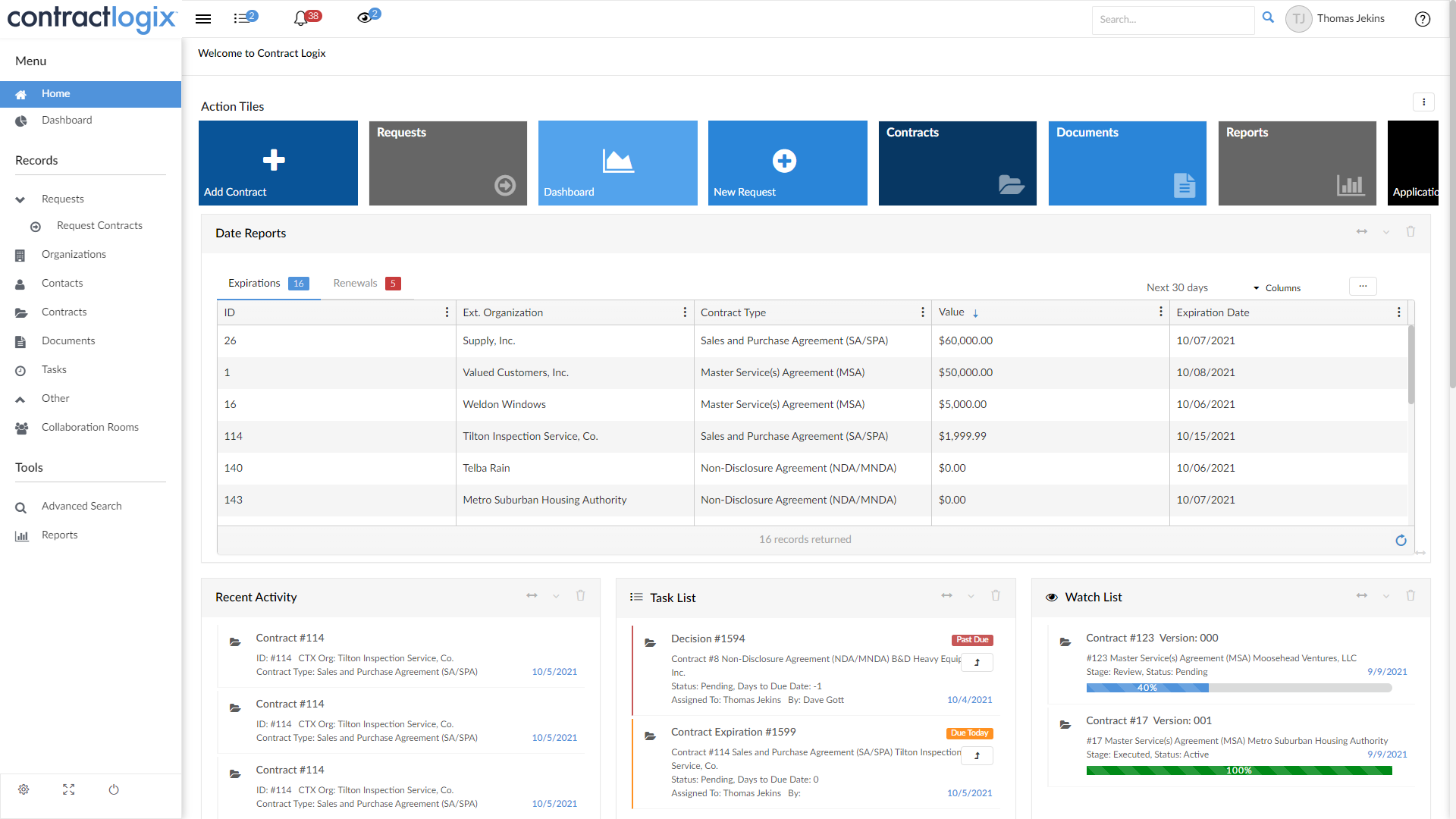 Digital Contract Repository