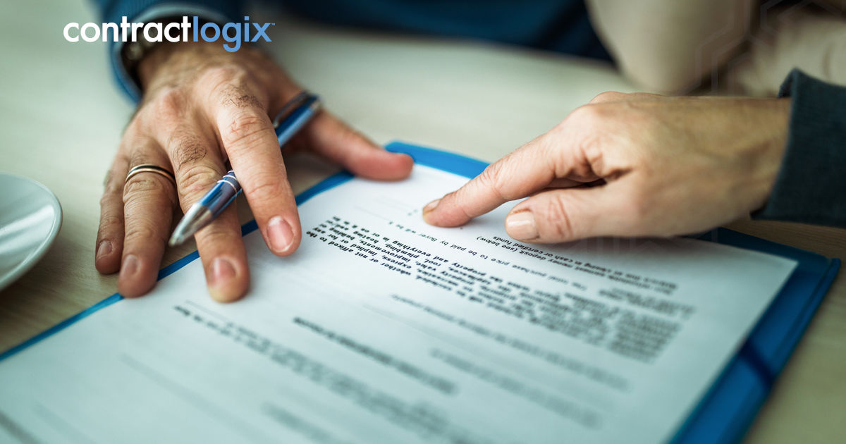 Signing a contract that needs bank contract management software