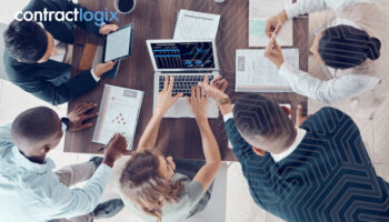 Business team planning and managing a project, showcasing the essence of document collaboration in a modern work environment.
