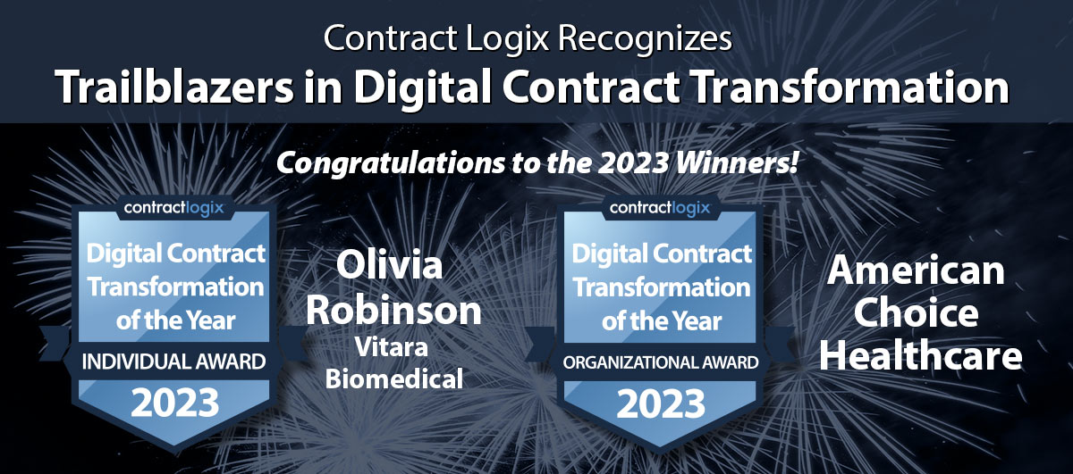 Contract Logix Recognizes Trailblazers in Digital Contract Transformation (DCX)