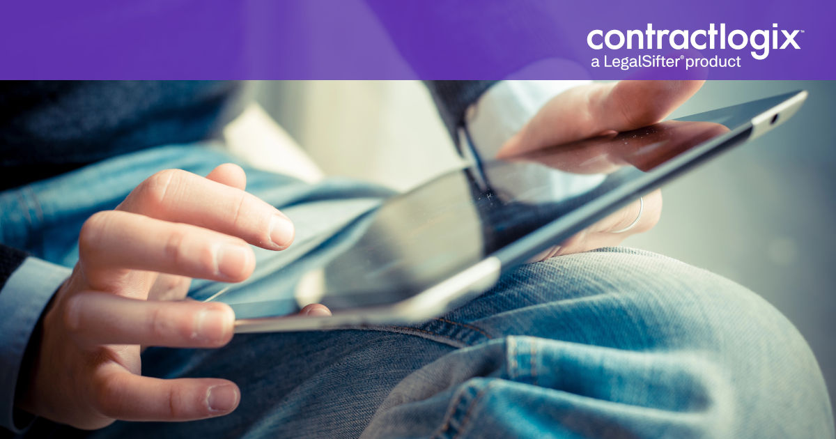 close up hands multitasking man using tablets to learn about Contract Operations as a Service (COaaS)